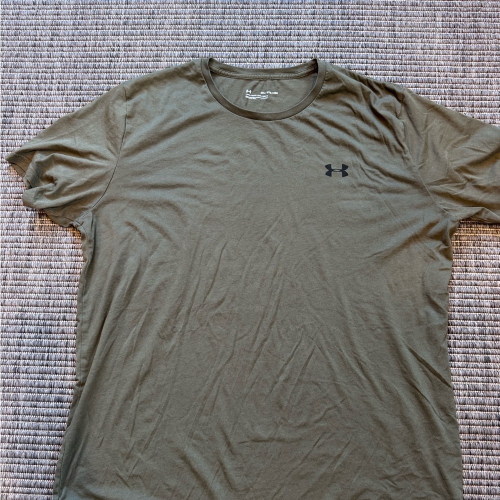 Under Armour Men's Khaki Short Sleeve Tee